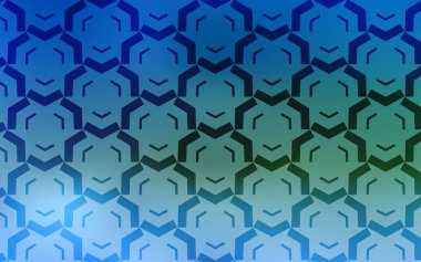 Açık Mavi, çizgileri olan yeşil vektör şablonu.