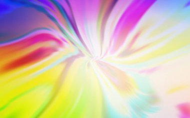 Bükülmüş çizgileri olan çok renkli vektör arkaplanı.