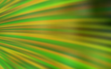 Açık Yeşil, eğri çizgileri olan sarı vektör şablonu.