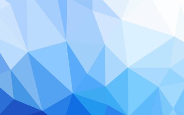 Hafif BLUE vektörü düşük poli düzeni.