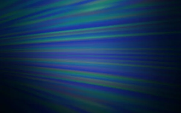 Textura vectorial azul oscuro con líneas de colores. — Vector de stock