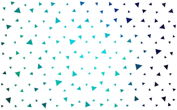 Bleu clair, motif de triangles à gradient vectoriel vert . — Image vectorielle