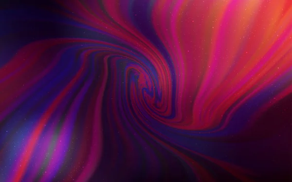 Tmavě purpurová, růžová vektorová šablona s vesmírným hvězdami. — Stockový vektor