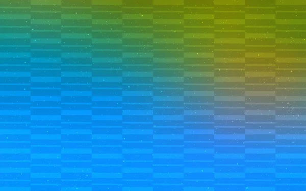 Hellblaue, grüne Vektortextur mit farbigen Linien. — Stockvektor