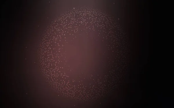 Donker roze vector lay-out met kosmische sterren. — Stockvector