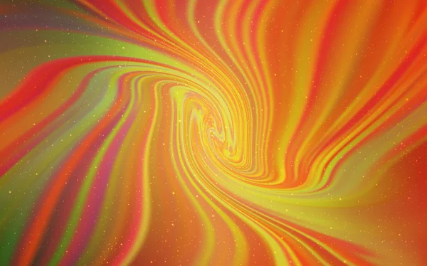 天文星を持つライトオレンジベクトルの背景. — ストックベクタ