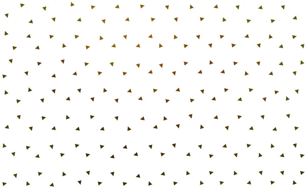 濃い緑、黄色のベクトルグラデーションの三角形パターン. — ストックベクタ