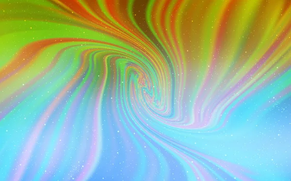 Açık Mavi, Kozmik yıldızlarla sarı vektör düzeni.