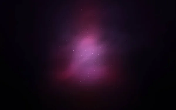 Темно-розовый, синий векторный фон со звездами галактик . — стоковый вектор