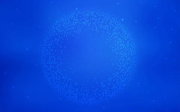 Світло BLUE векторний візерунок з зірками нічного неба . — стоковий вектор