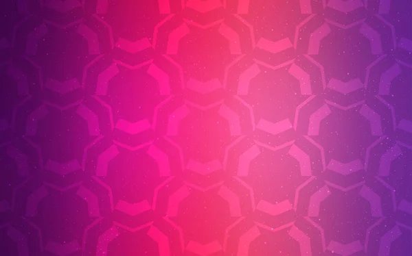 Luz púrpura, fondo vectorial rosa con líneas irónicas. — Vector de stock