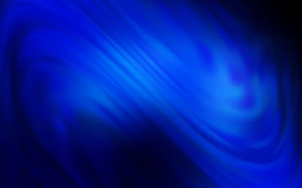 Dark BLUE vector blurred bright pattern. — Stock Vector