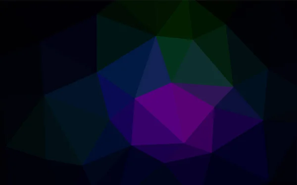 濃いピンク、赤ベクトルグラデーションの三角形パターン. — ストックベクタ