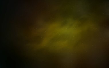 Koyu Yeşil, Samanyolu yıldızsarı vektör doku.