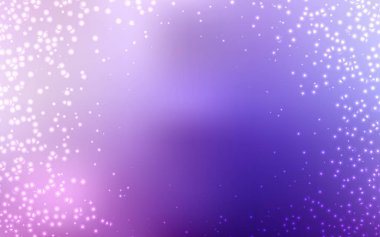 Açık mor, kozmik yıldızlar ile pembe vektör düzeni.