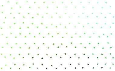 Açık Yeşil Vektör çokgen yerleşimi.