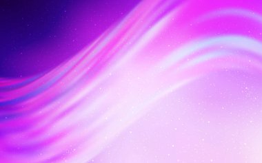 Astronomik yıldızlarla açık pembe vektör arka planı.