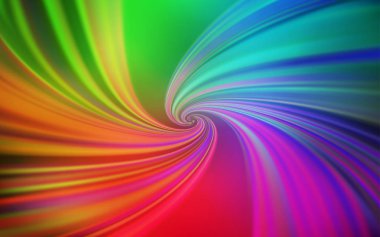 Eğri çizgileri olan hafif Çokrenkli vektör şablonu.