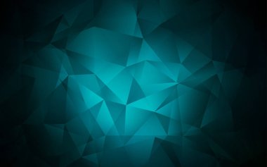 Lacivert vektör soyut poligonal desen.