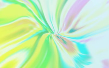 Açık Mavi, eğri çizgileri olan yeşil vektör şablonu.