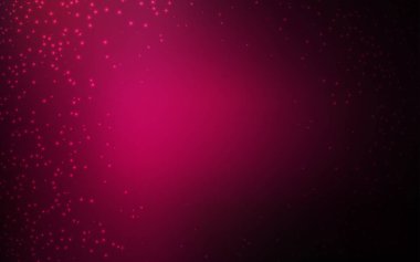 Koyu pembe vektör düzen kozmik yıldız ile.