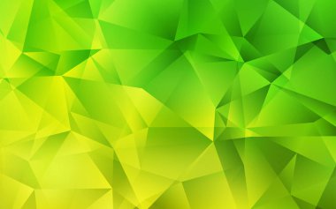 Açık Yeşil vektör düşük poli arka plan.