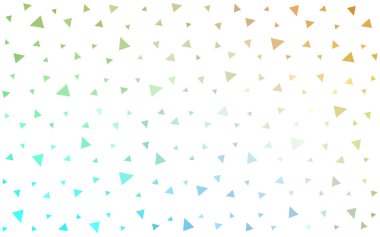 Açık mavi, vektör soyut poligonal model sarı.