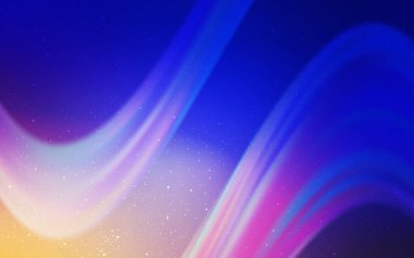 Açık Pembe, Astronomik yıldızlarla mavi vektör arka plan.