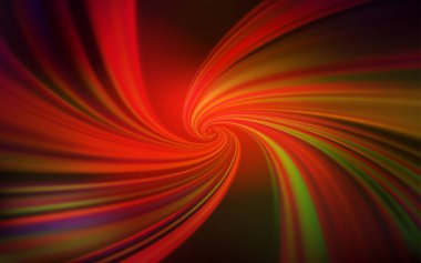 Koyu yeşil, kırmızı çizgili vektör deseni.