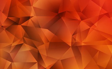 Açık Kırmızı Vektör Çokgen arkaplanı.