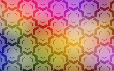 Eğri çizgileri olan hafif Çokrenkli vektör arkaplanı.