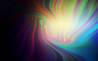 Koyu Mavi, Kozmik yıldızlarla sarı vektör düzeni.