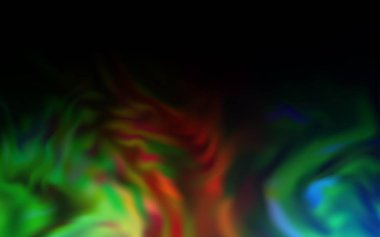 Koyu Çokrenkli vektör soyut bulanık arkaplan.