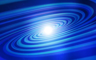 Kozmik Yıldızlar ile açık mavi vektör düzeni.