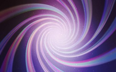 Mor vektör doku ile Samanyolu yıldız ışık.