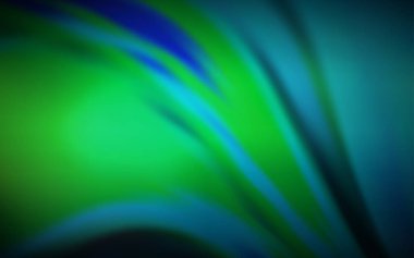 Koyu mavi vektör parlaklığı soyut arkaplanı bulanıklaştırdı.