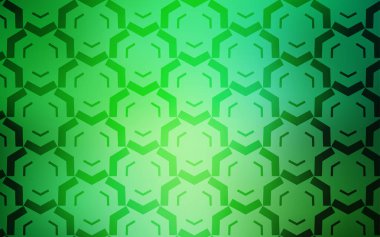 Wry çizgileri ile Açık Yeşil vektör düzeni.