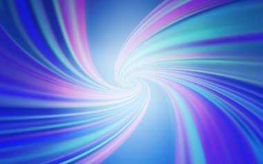 Eğri çizgileri olan hafif BLUE vektör arkaplanı.