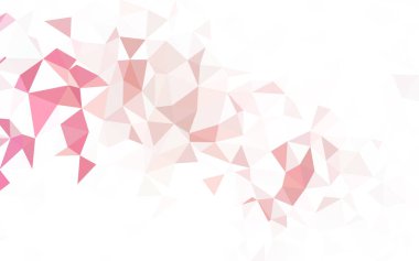 Açık Mavi, Kırmızı vektör gradyan üçgenler şablonu.