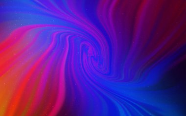 Açık mavi, uzay yıldızları ile kırmızı vektör şablonu.