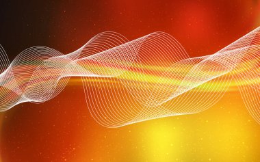 Açık Turuncu vektör parlak soyut yerleşim.