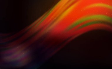 Gökada yıldız koyu turuncu vektör arka plan.