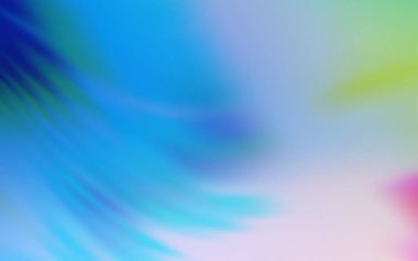 Açık Mavi ve Yeşil vektör soyut parlaklığı bulanıklaştırdı.