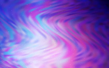 Gökada yıldız ile hafif mor vektör arka plan.