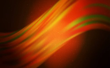 Uzay yıldızları ile Koyu Turuncu vektör şablonu.