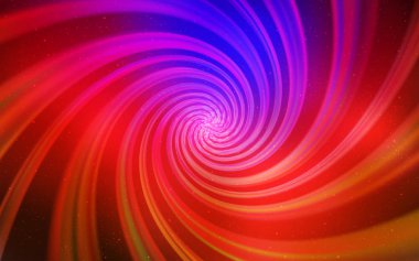 Koyu pembe, kırmızı arka plan ile astronomik yıldız vektör.