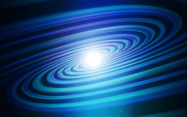 Koyu mavi vektör arka plan astronomi yıldız ile.