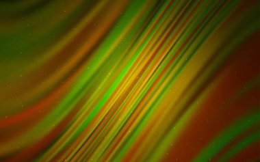 Koyu yeşil, sarı vektör şablon alan yıldız.