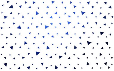 Koyu mavi vektör soyut poligonal şablonu.