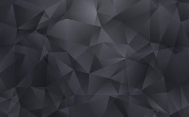 Açık Gri vektör çokgen arka plan.